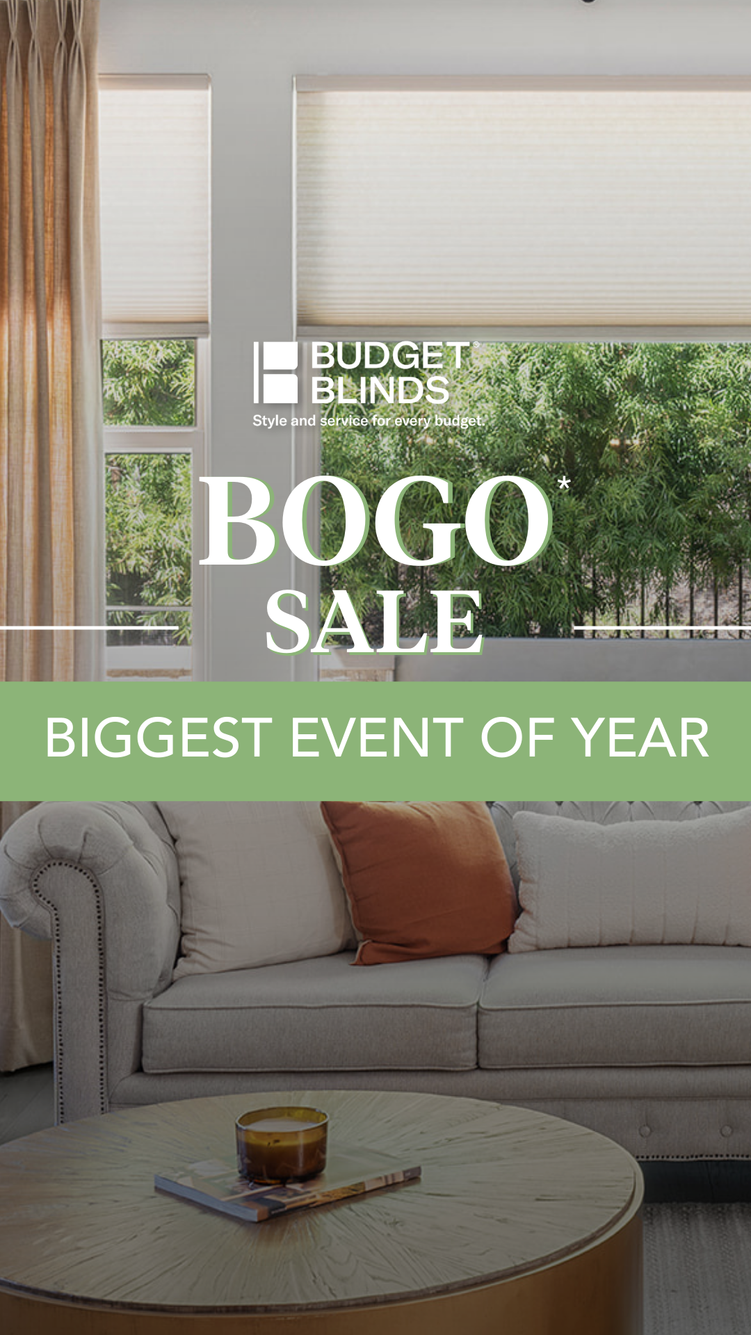 Budget Blinds of Amherst & Westfield, Ma. Facebook ad from Mar 1, 2026