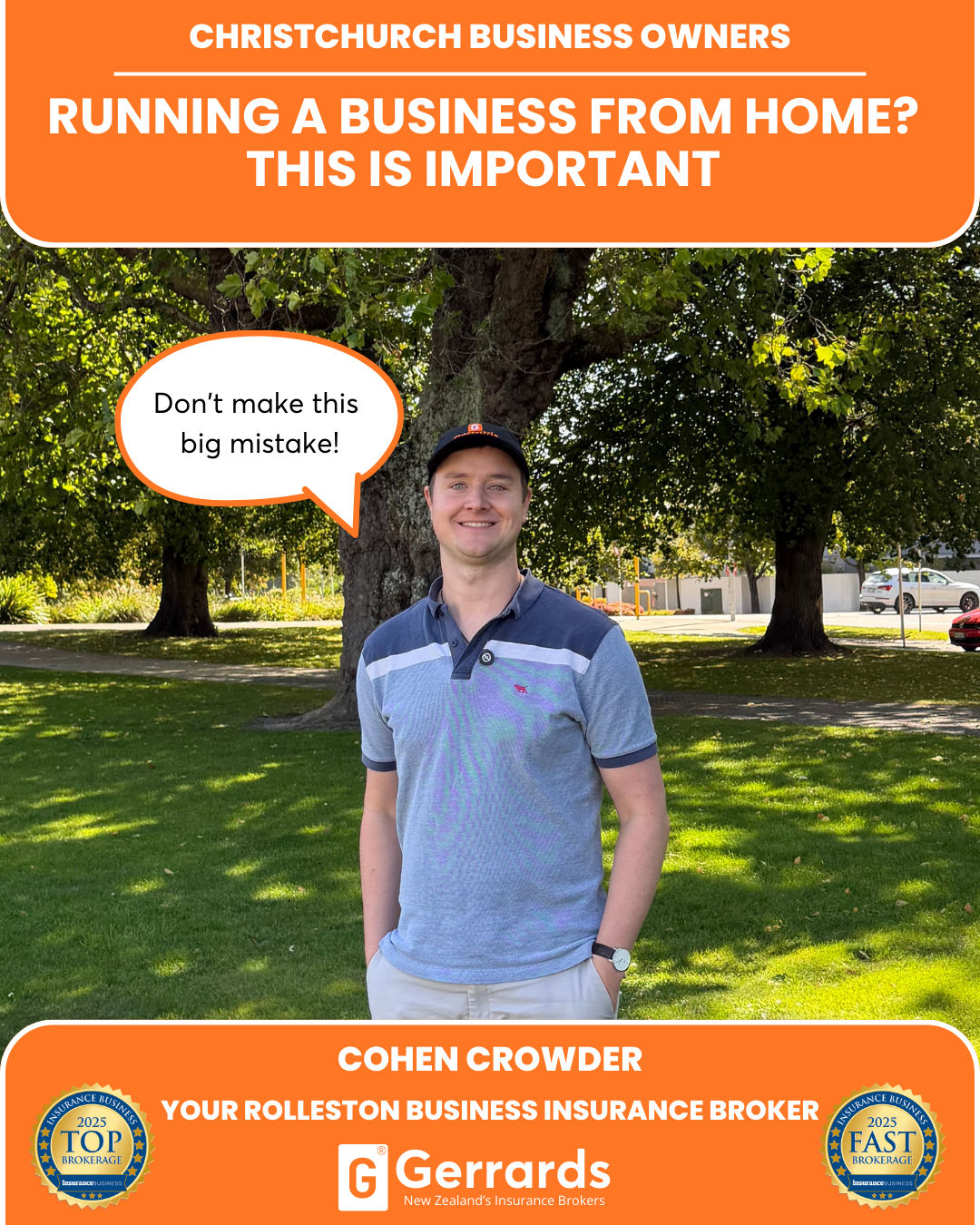 Cohen Crowder - Business Insurance Broker Facebook ad