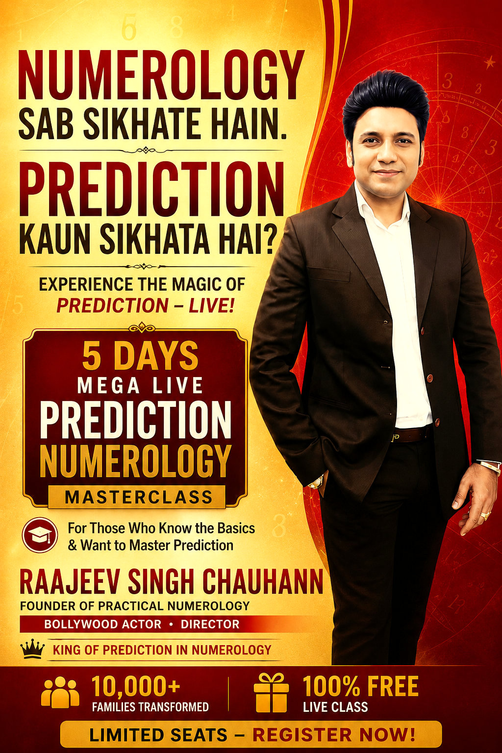 Leo Family Occult Gyan Facebook ad: From Numerologist to Prediction Expert, FREE MASTERCLASS