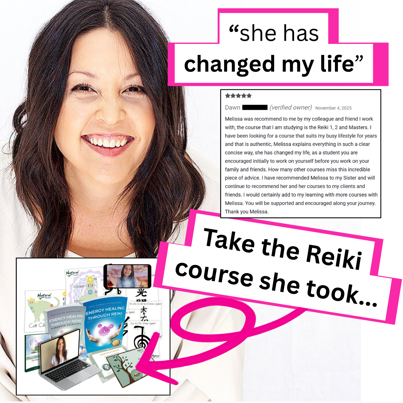 Natural Healer Facebook ad: Be a Healer! $77 Online Level 1, 2 and Reiki Master…