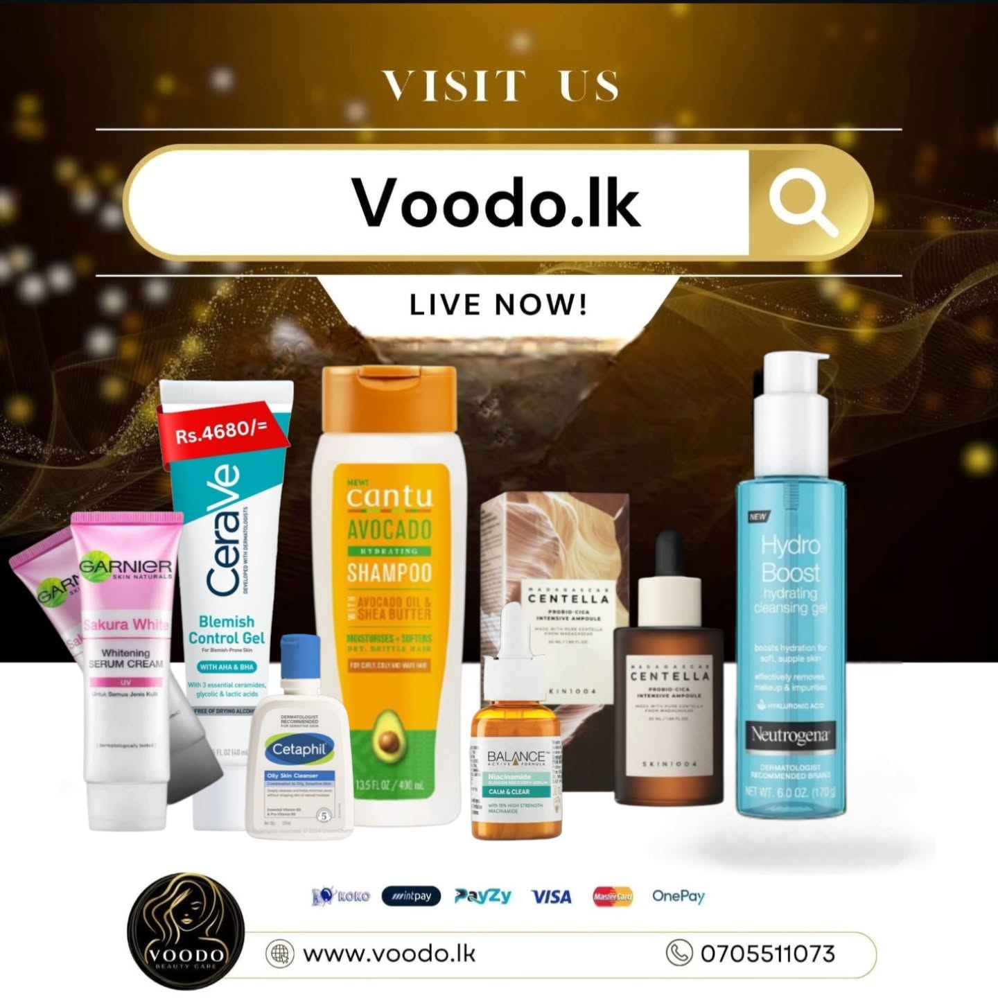 Voodo Facebook ad: U Can Get Authentic Product Visiting Our Web…