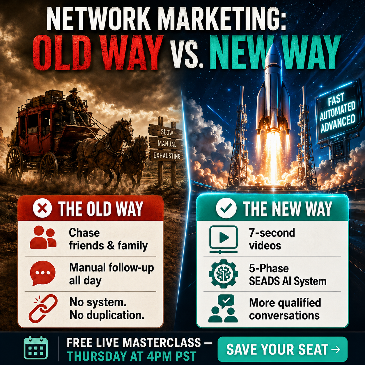 Attraction Marketing Facebook ad