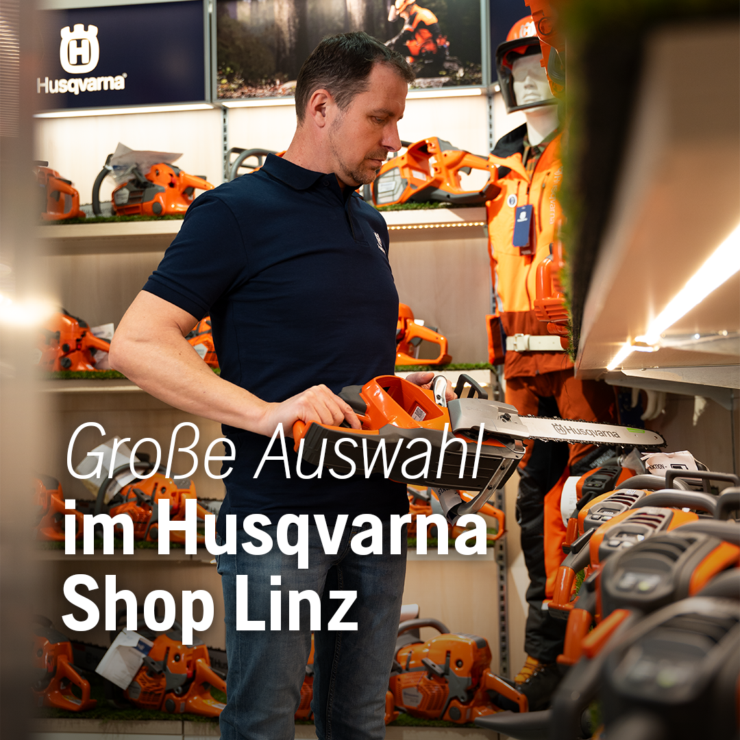 Husqvarna Facebook ad: Husqvarna Shop Linz