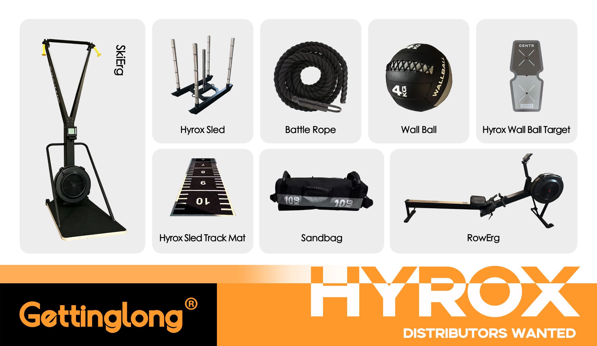 GYM Equipment Factory Facebook ad: For fitness distributors: Your next best-selling HYROX…