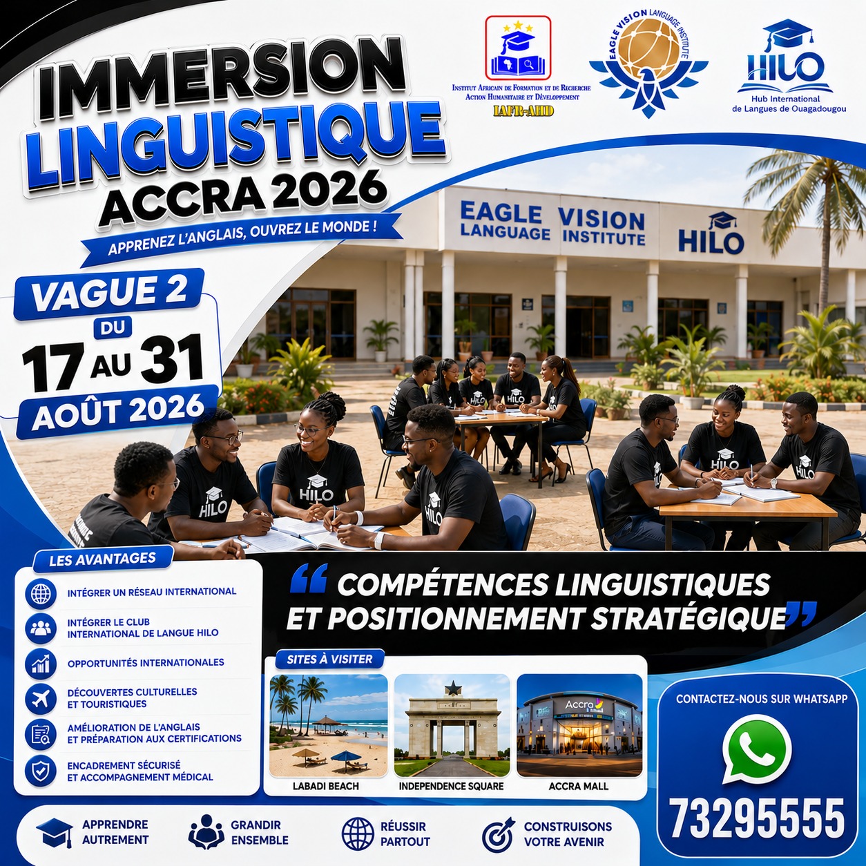 Iafr Expertise Facebook ad: Vos vacances peuvent changer votre avenir: apprenez…