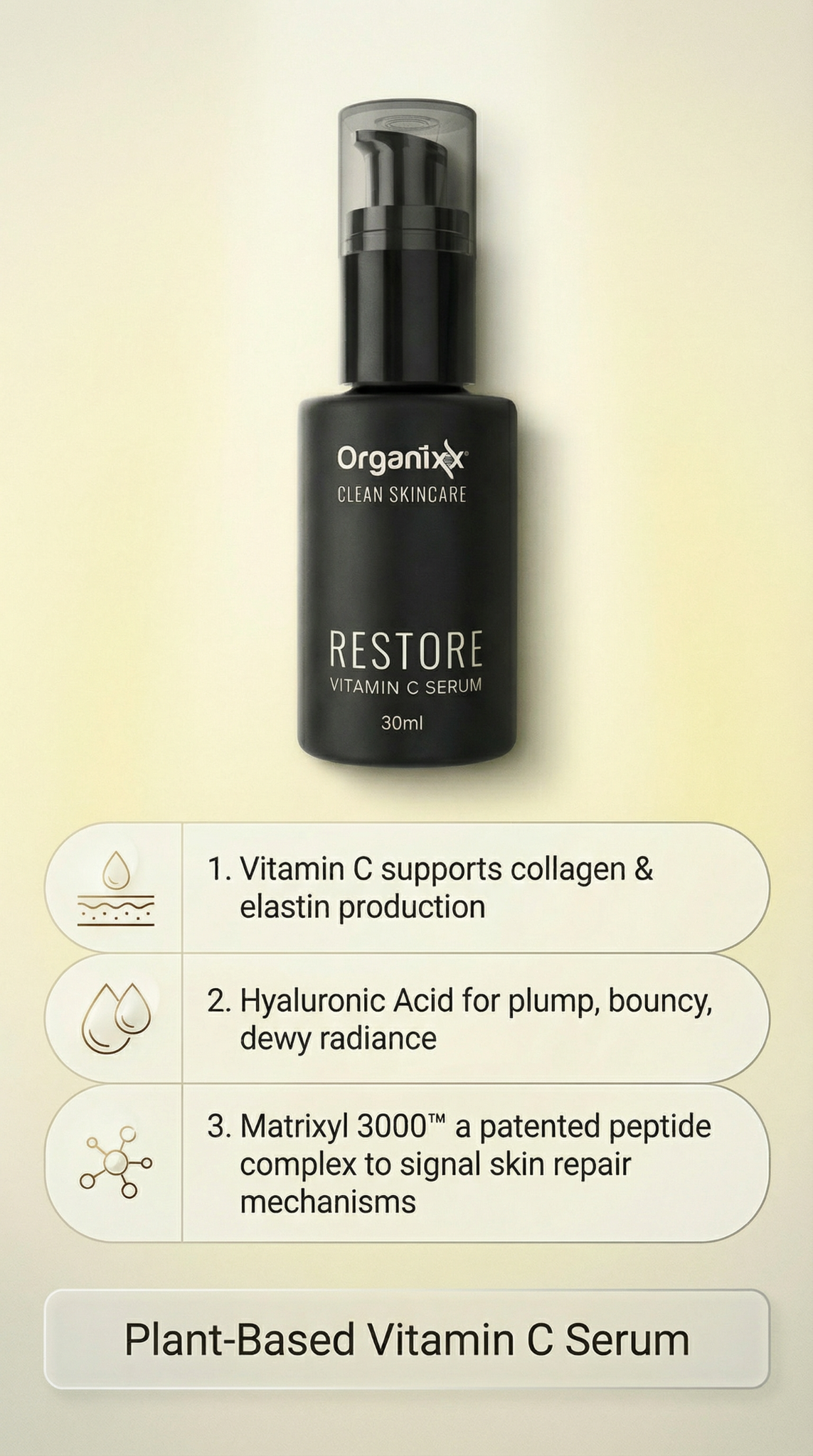 Organixx Facebook ad