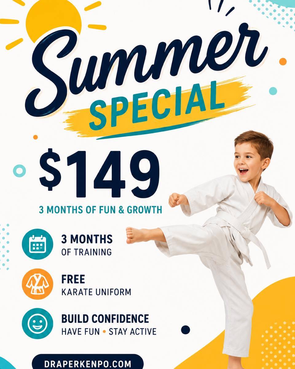 Draper Kenpo and Martial Arts Facebook ad