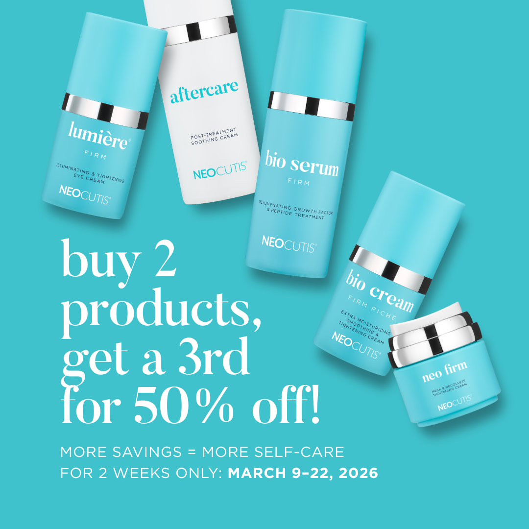 Neocutis Facebook ad: Self-care feels even better when you’re saving