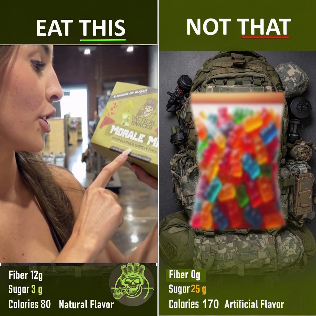 Tactical Snacks Facebook ad