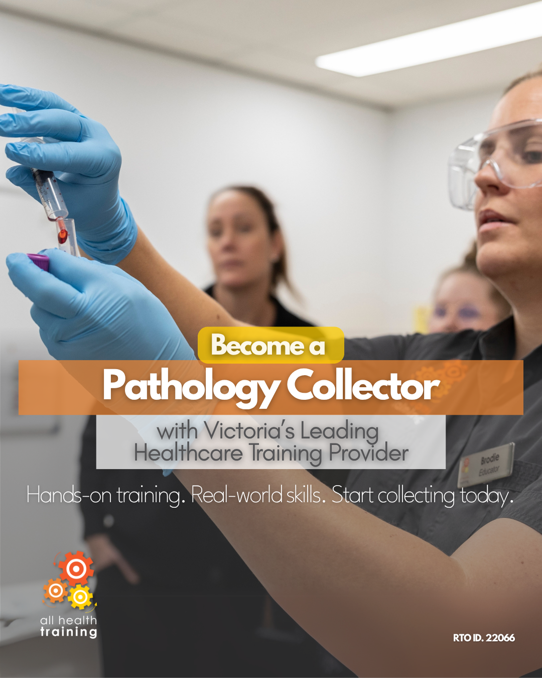 All Health Training: RTO# 22066 Facebook ad: Become a Pathology Collector