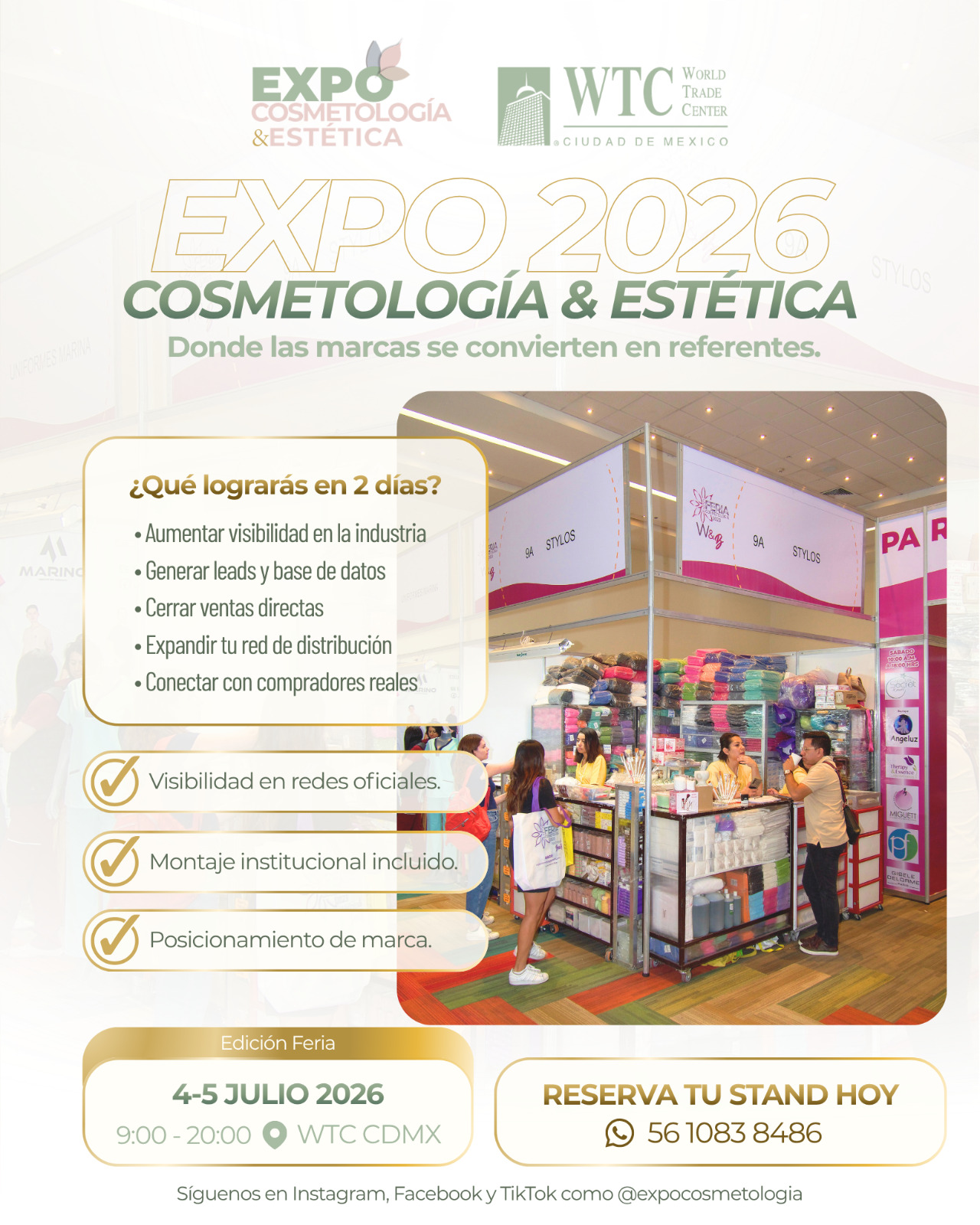 Expo Cosmetología y Estética Facebook ad: Expo Cosmetología y Estética 2026
