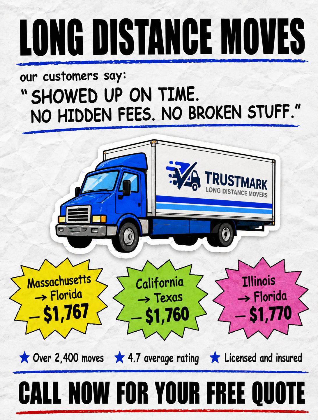 TrustMark Moving Company Facebook ad