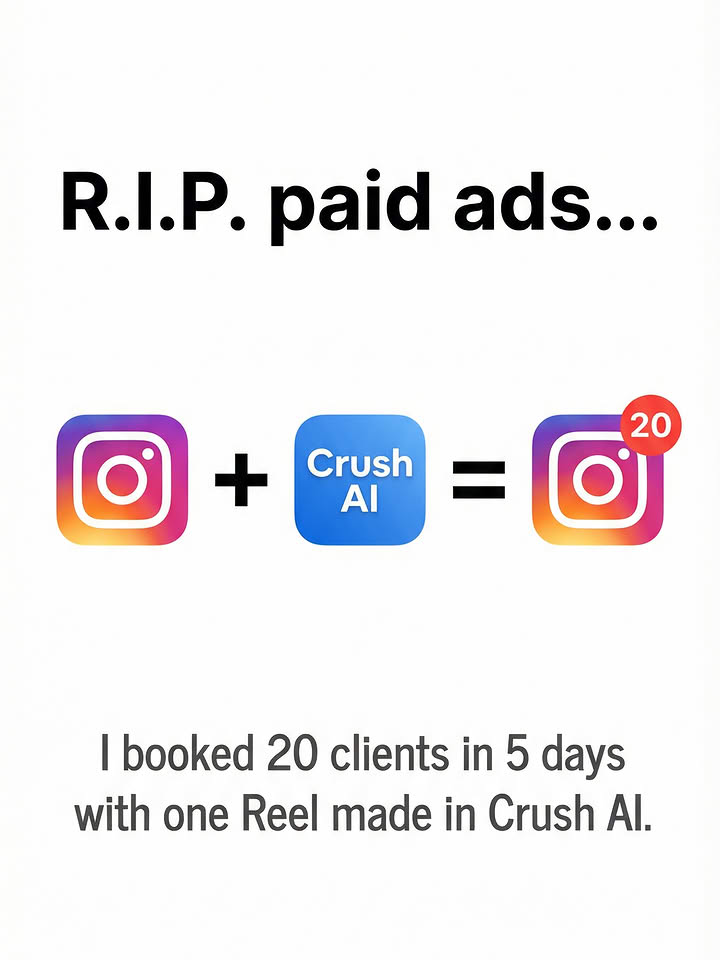 trycrush.ai Facebook ad