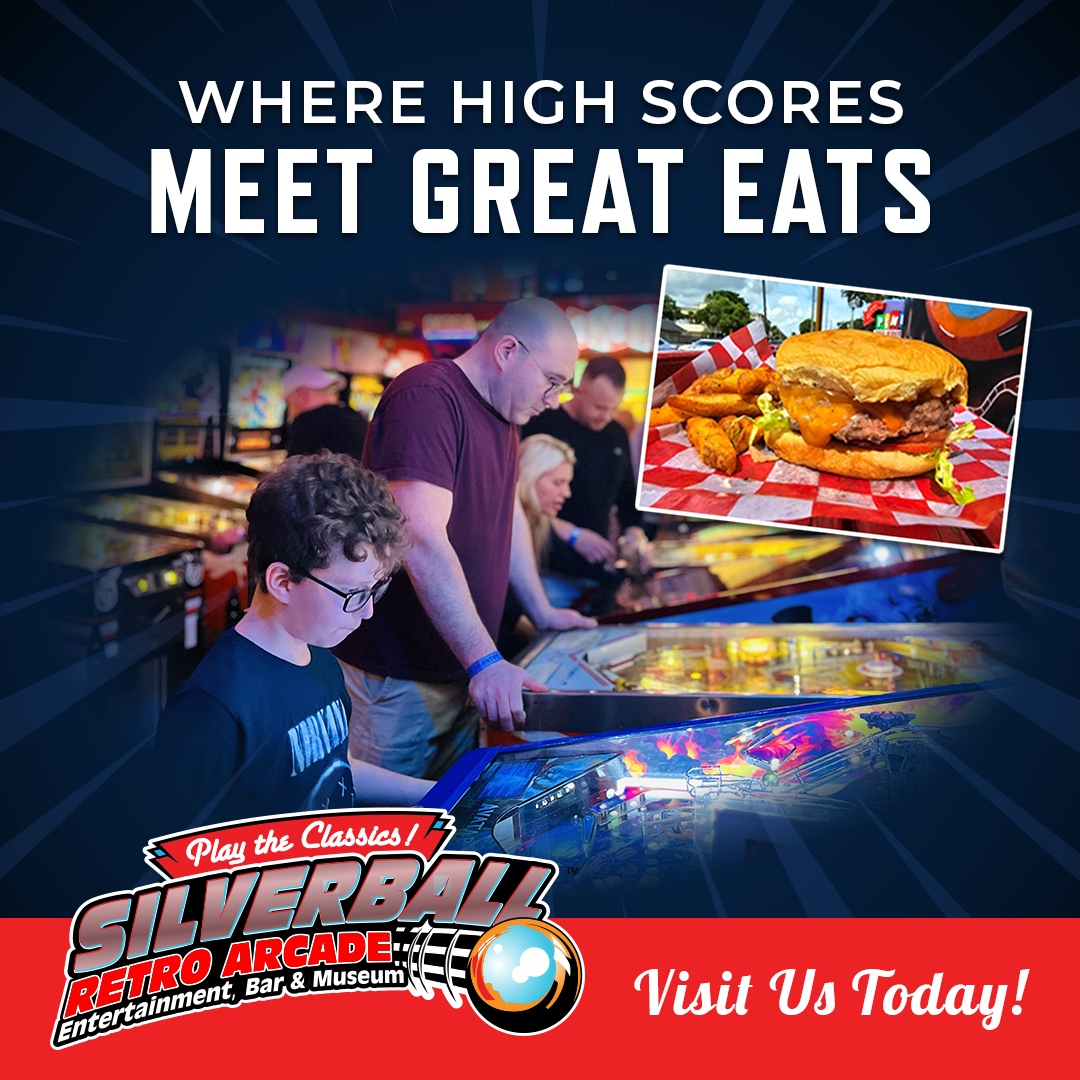 Silverball Retro Arcade - Delray Beach Facebook ad