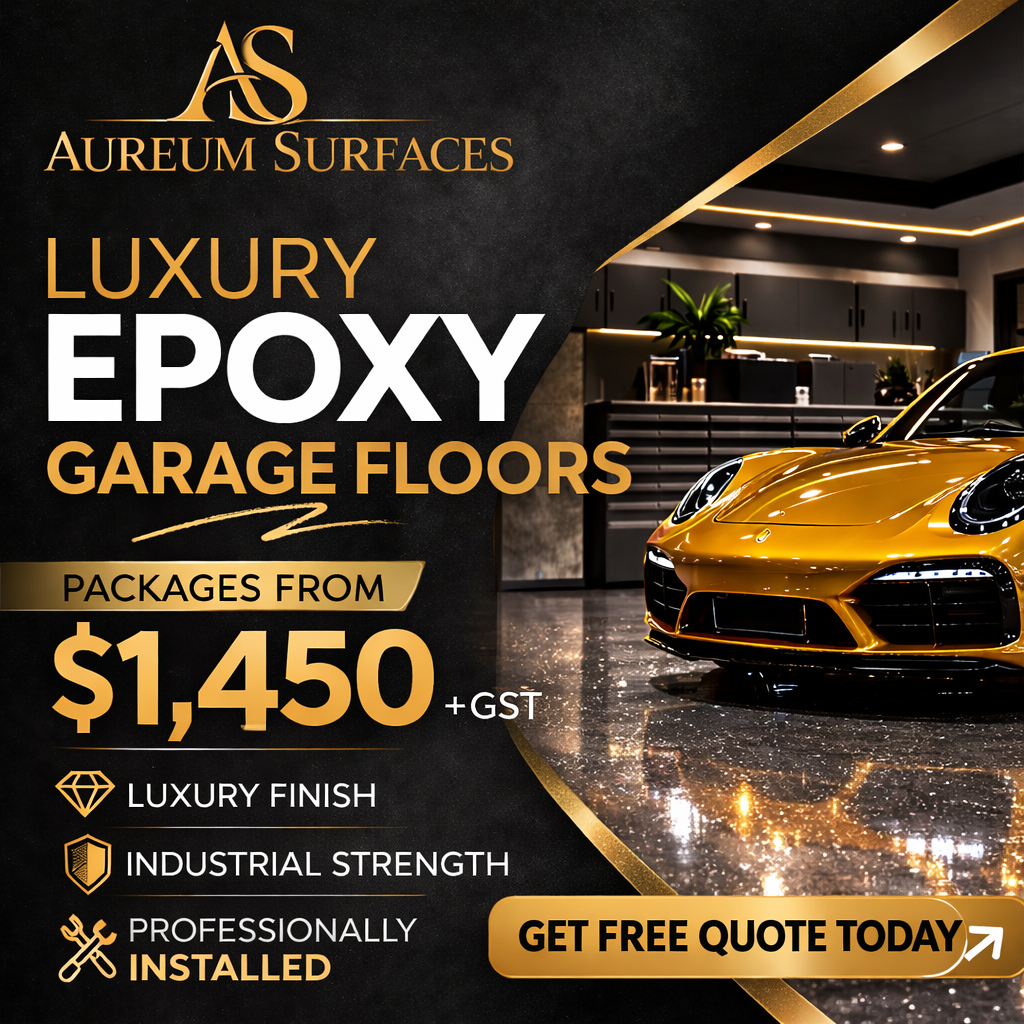 Aureum Surfaces Facebook ad from Mar 9, 2026