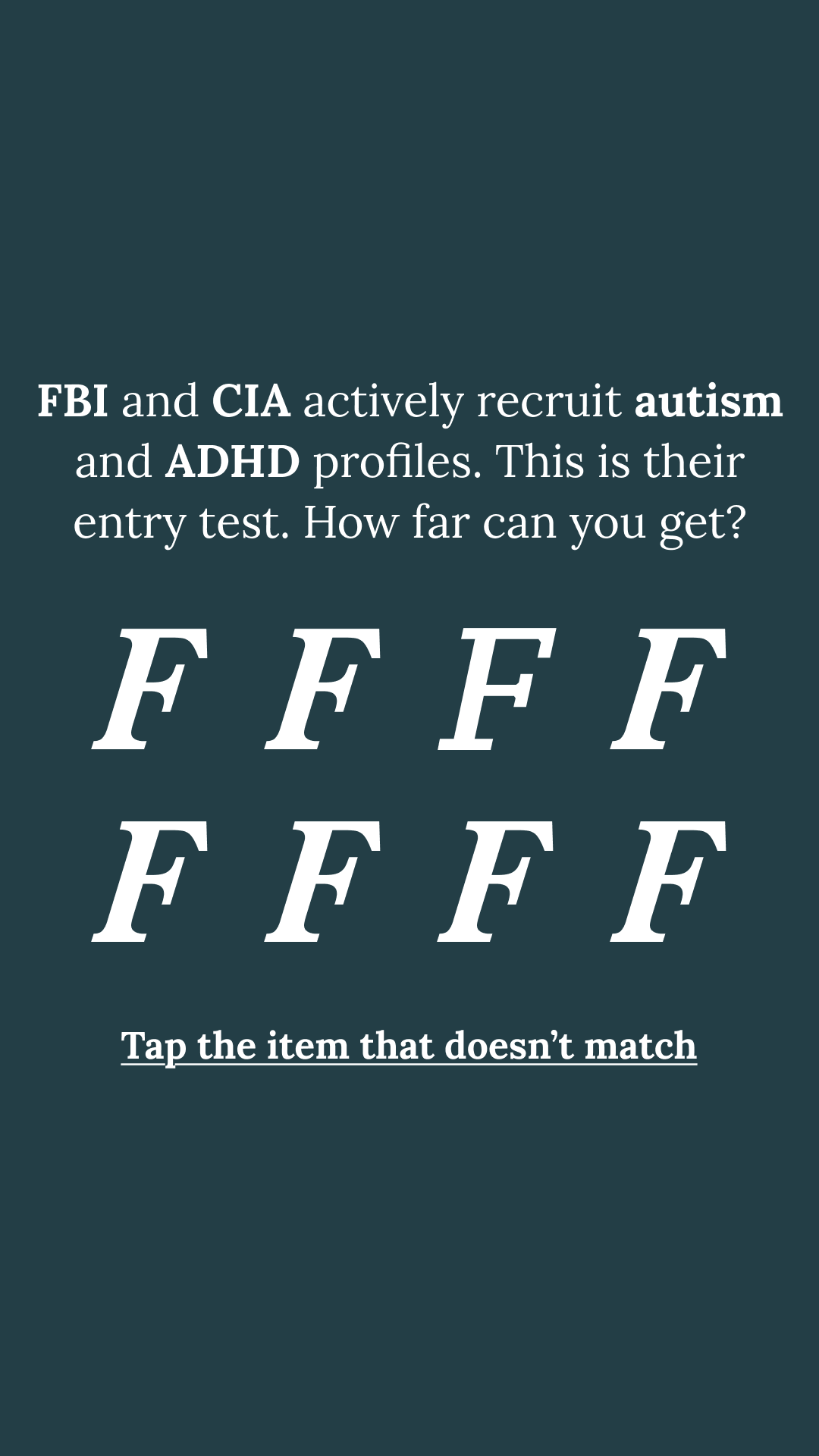 Brain Health Check Facebook ad
