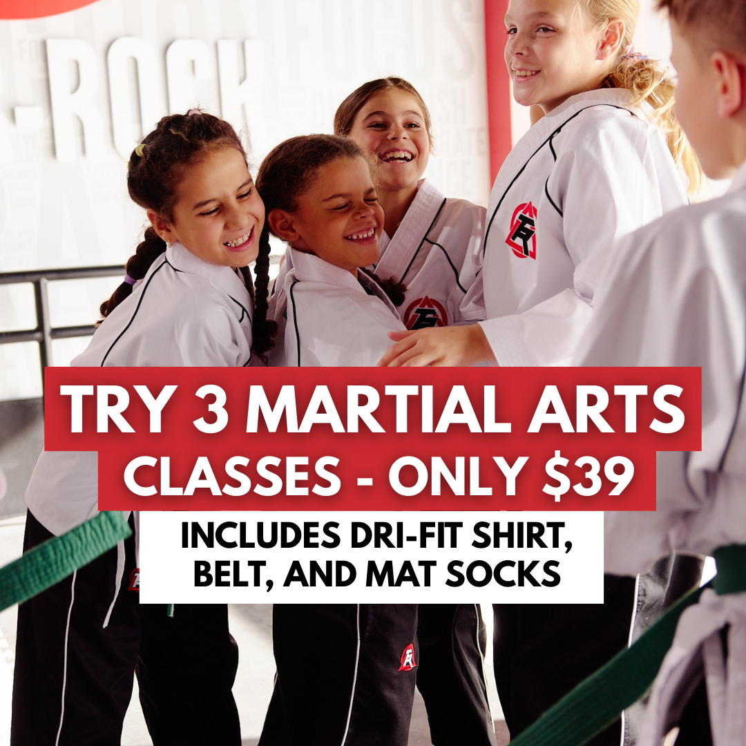 Tiger-Rock Martial Arts of South Austin Facebook ad: Try a Class. Build Confidence.