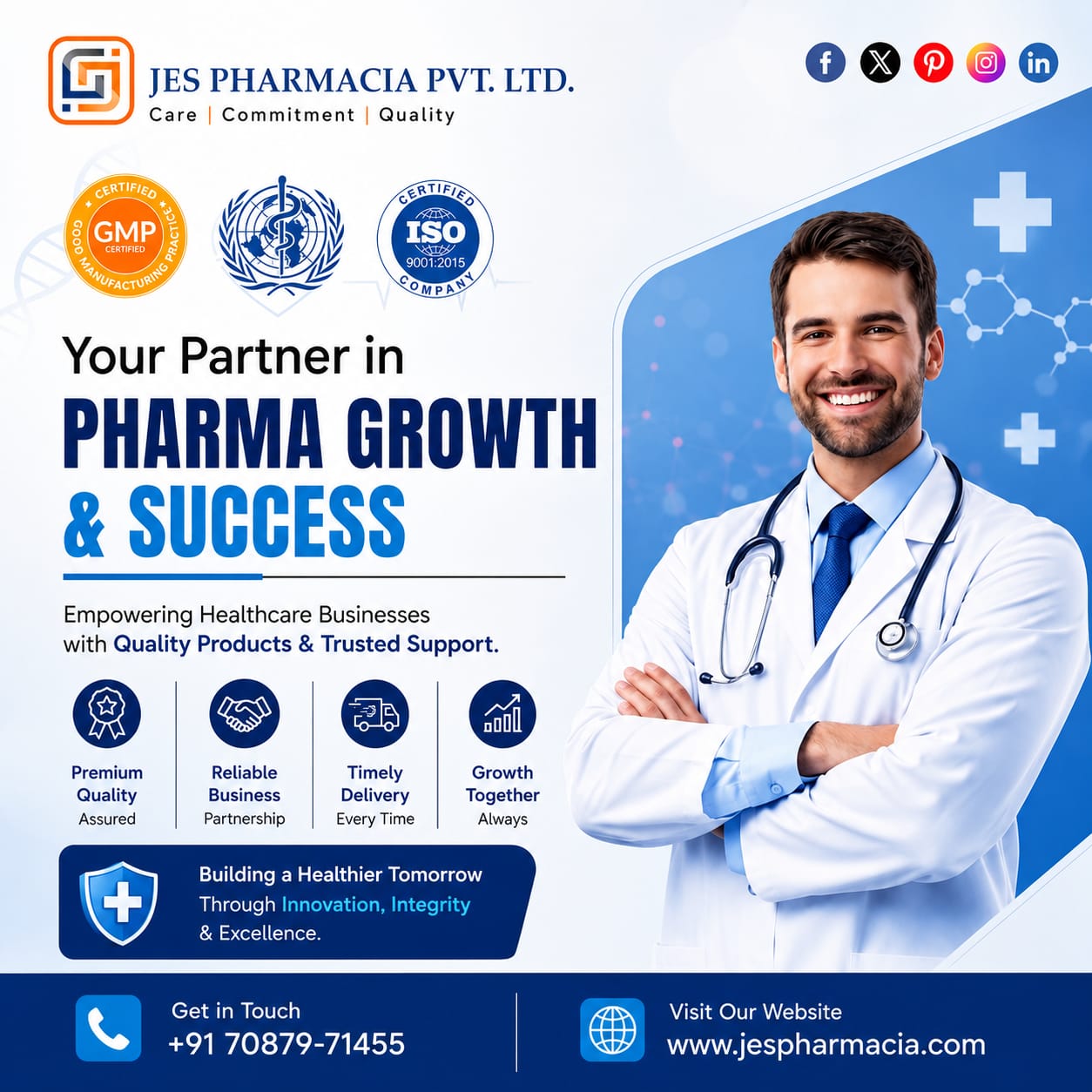 Jes Pharmacia Private Limited Chandigarh Facebook ad