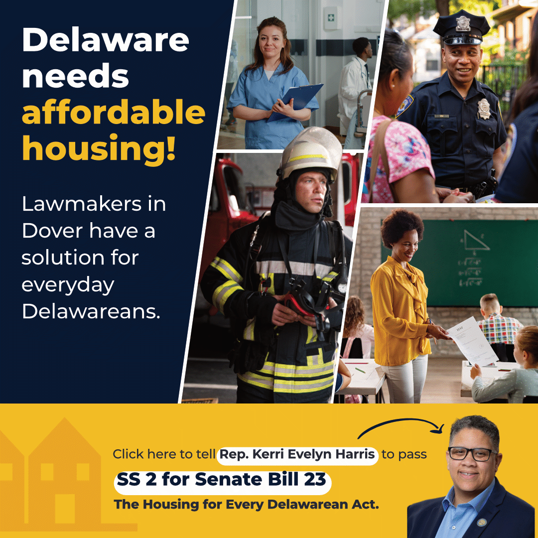 Home Builders Association of Delaware Facebook ad: Affordable Housing Delaware