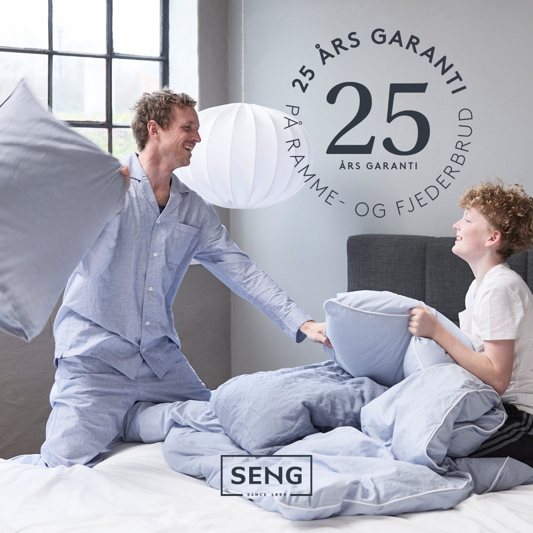 SENG Danmark Facebook ad: 25 års garanti