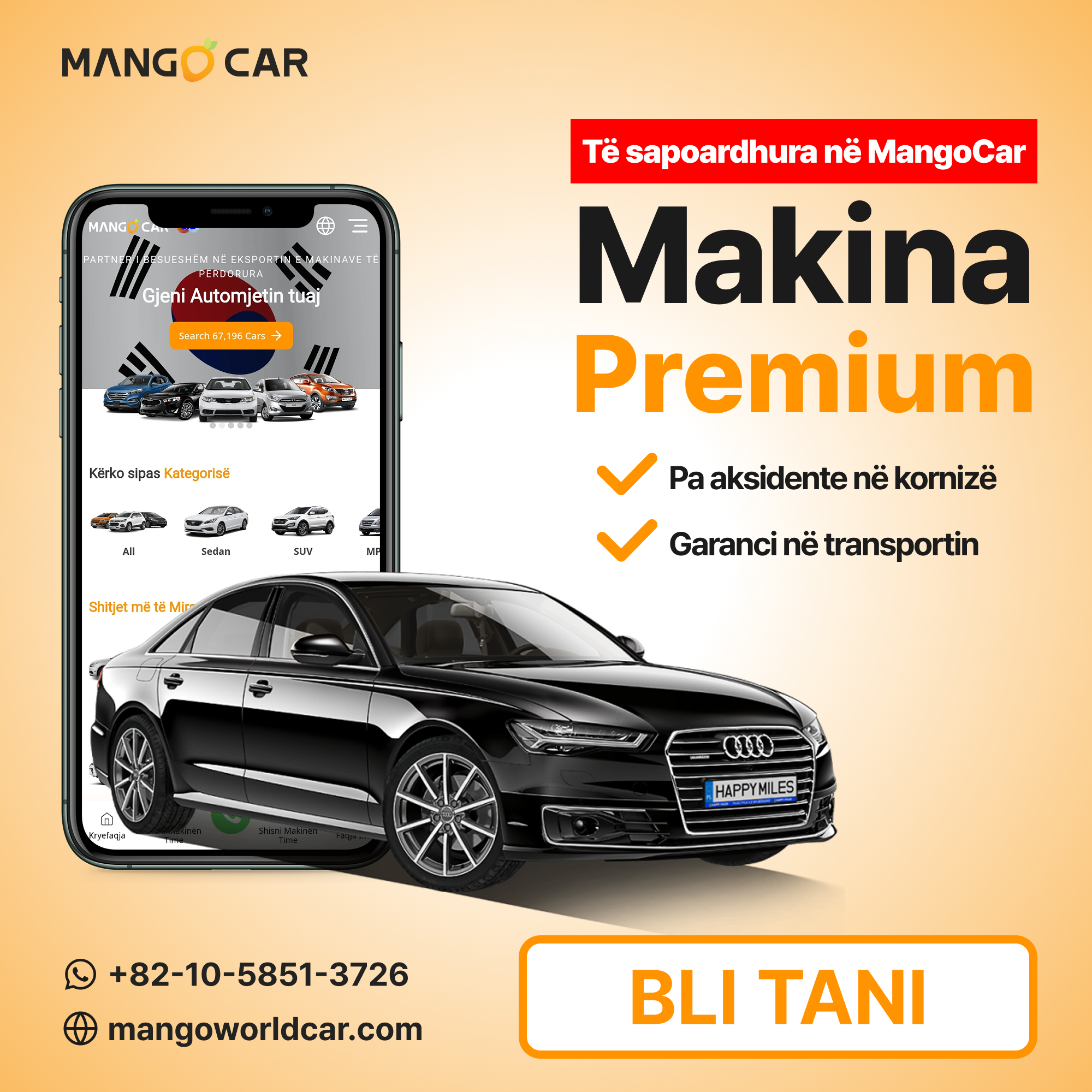 MangoCar - A Global used car export platform Facebook ad