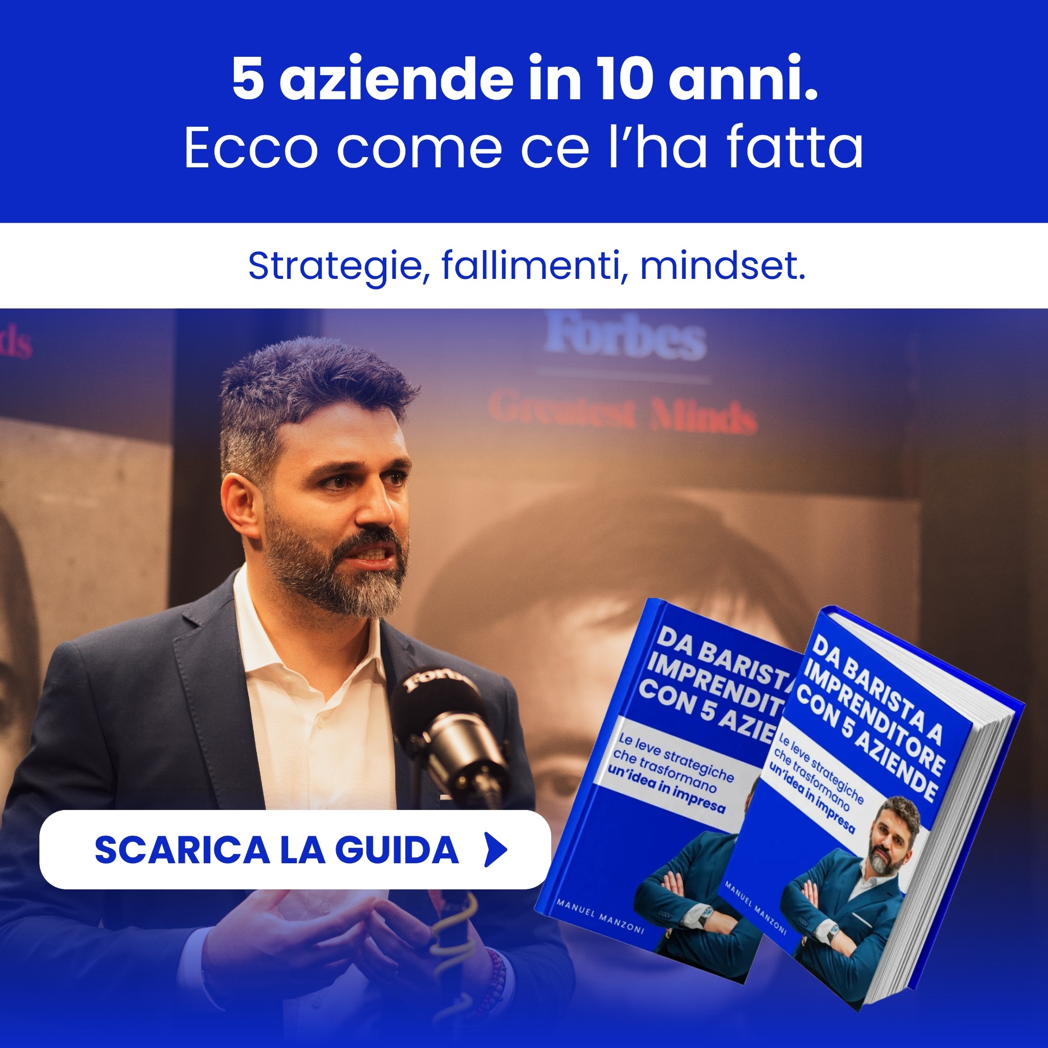 Manuel Manzoni Facebook ad from Oct 17, 2025