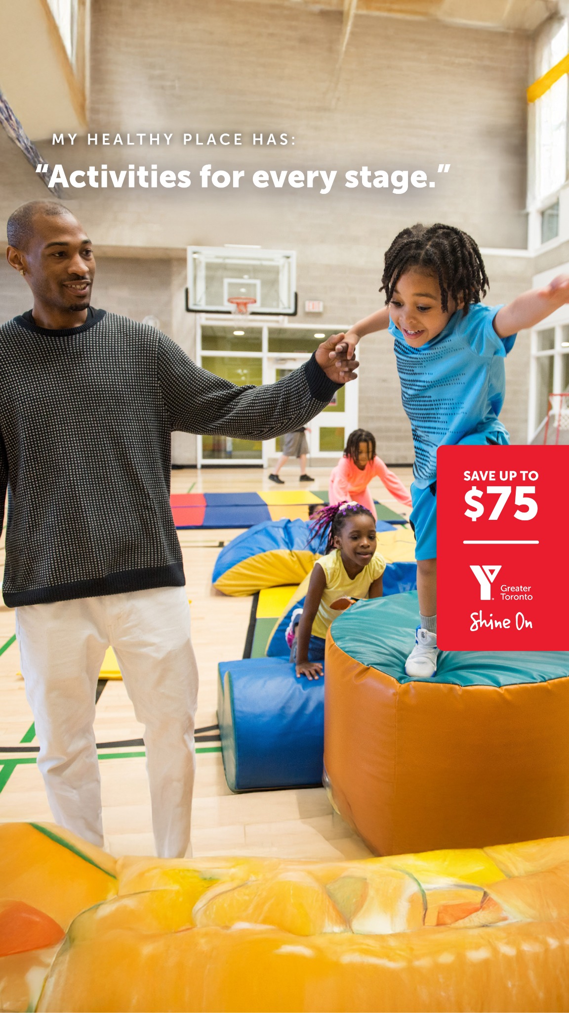 YMCA of Greater Toronto Facebook ad
