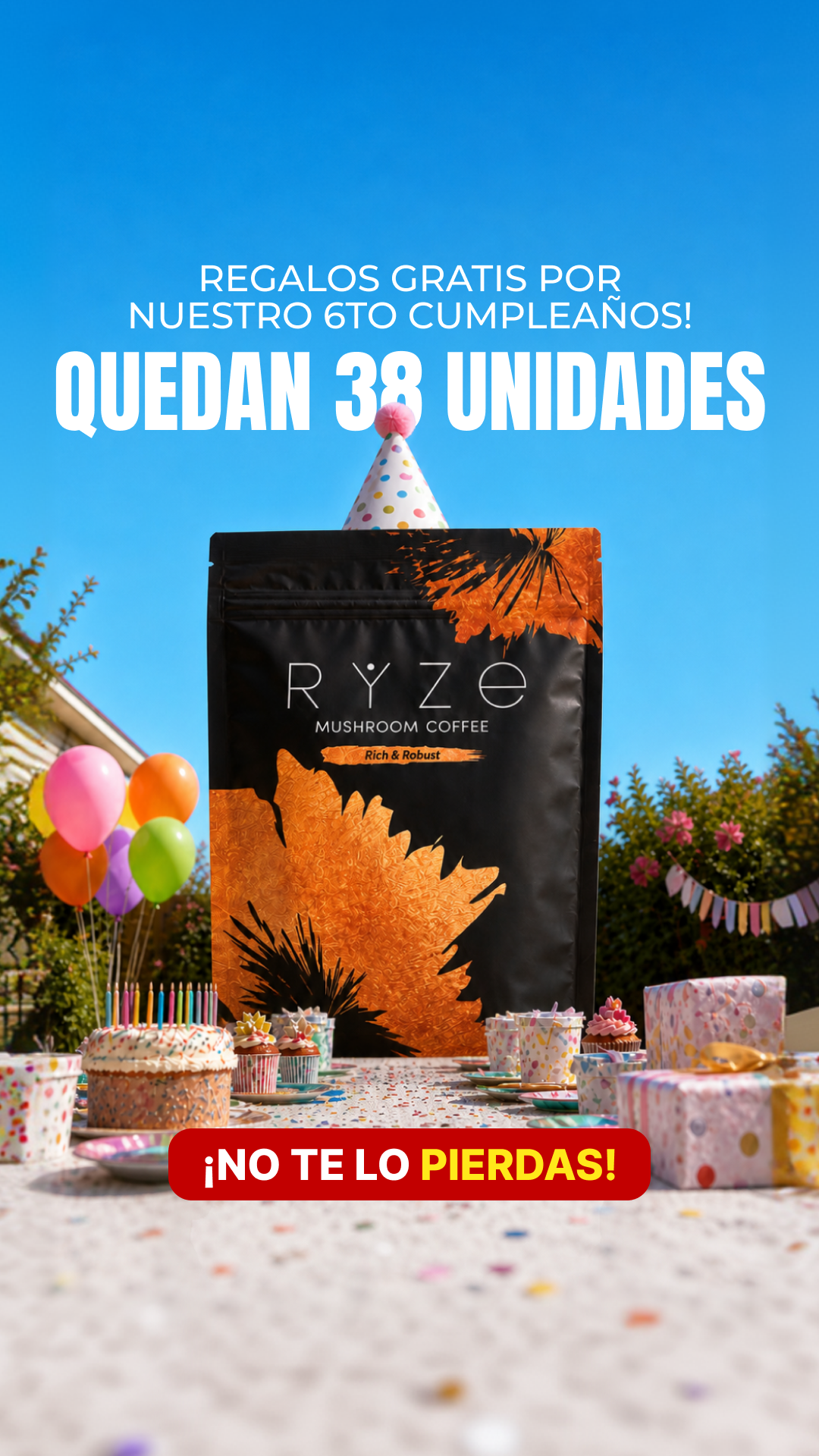 RYZE Superfoods Facebook ad