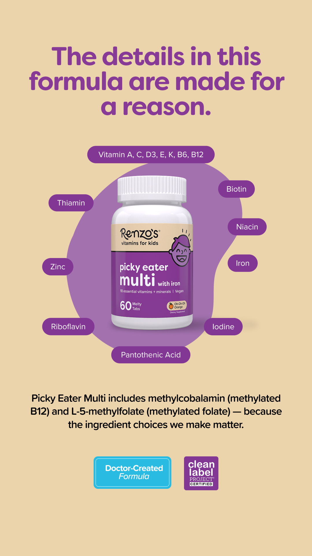Renzo's Vitamins Facebook ad