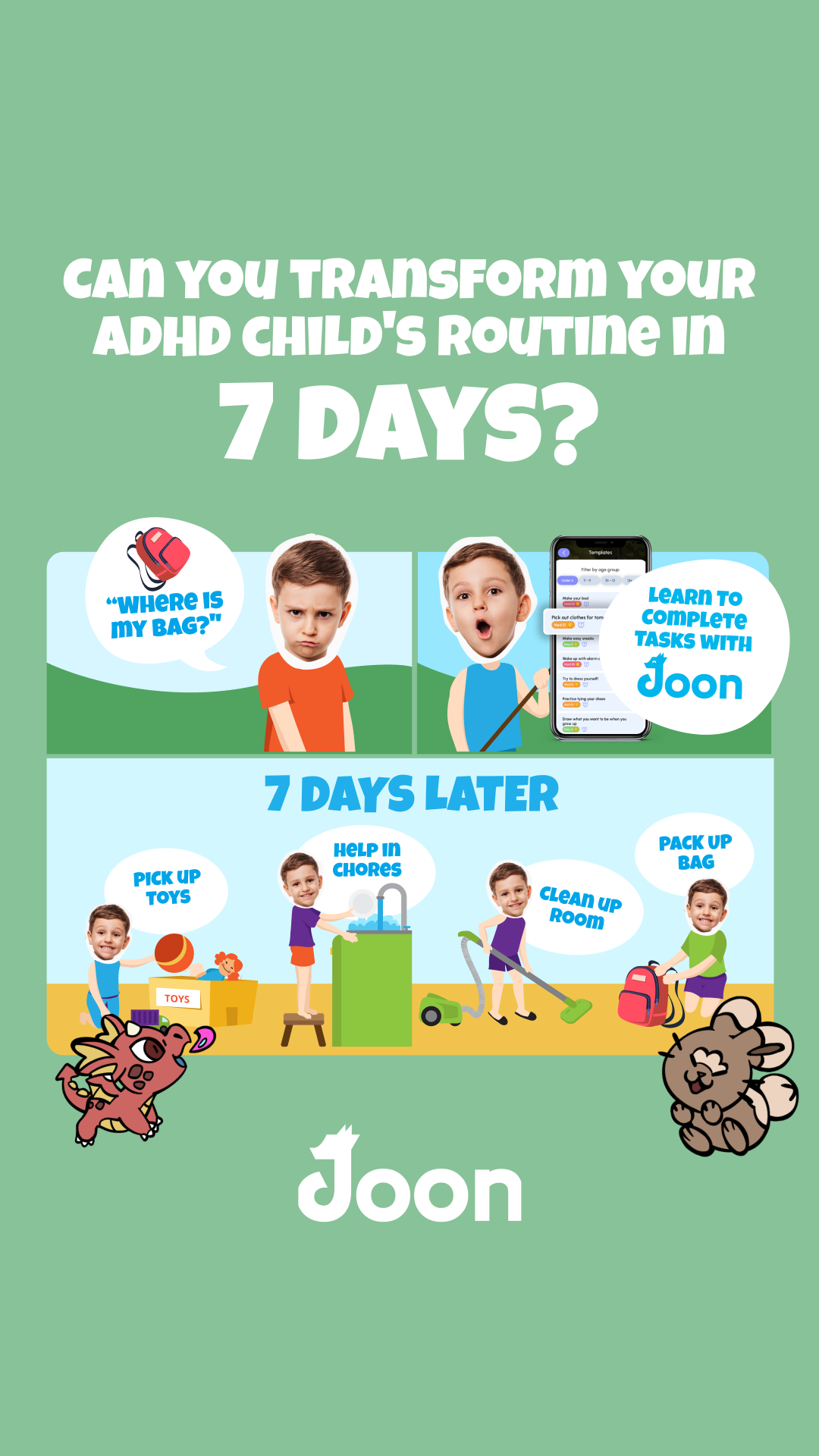 Joon ADHD Facebook ad from Dec 19, 2025