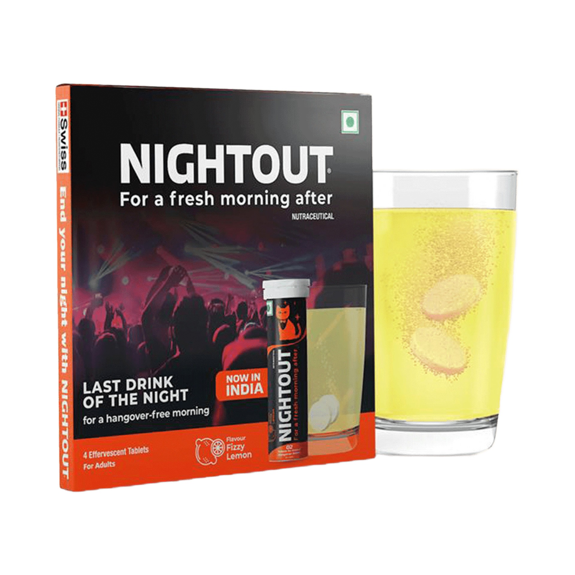 Swiggy Instamart Facebook ad: Fast&Up Nightout Instant Hangover Relief Solution & Drink