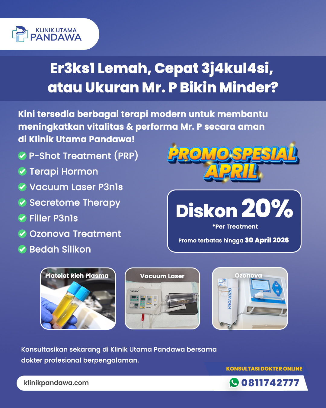 Klinik Utama Pandawa Facebook ad