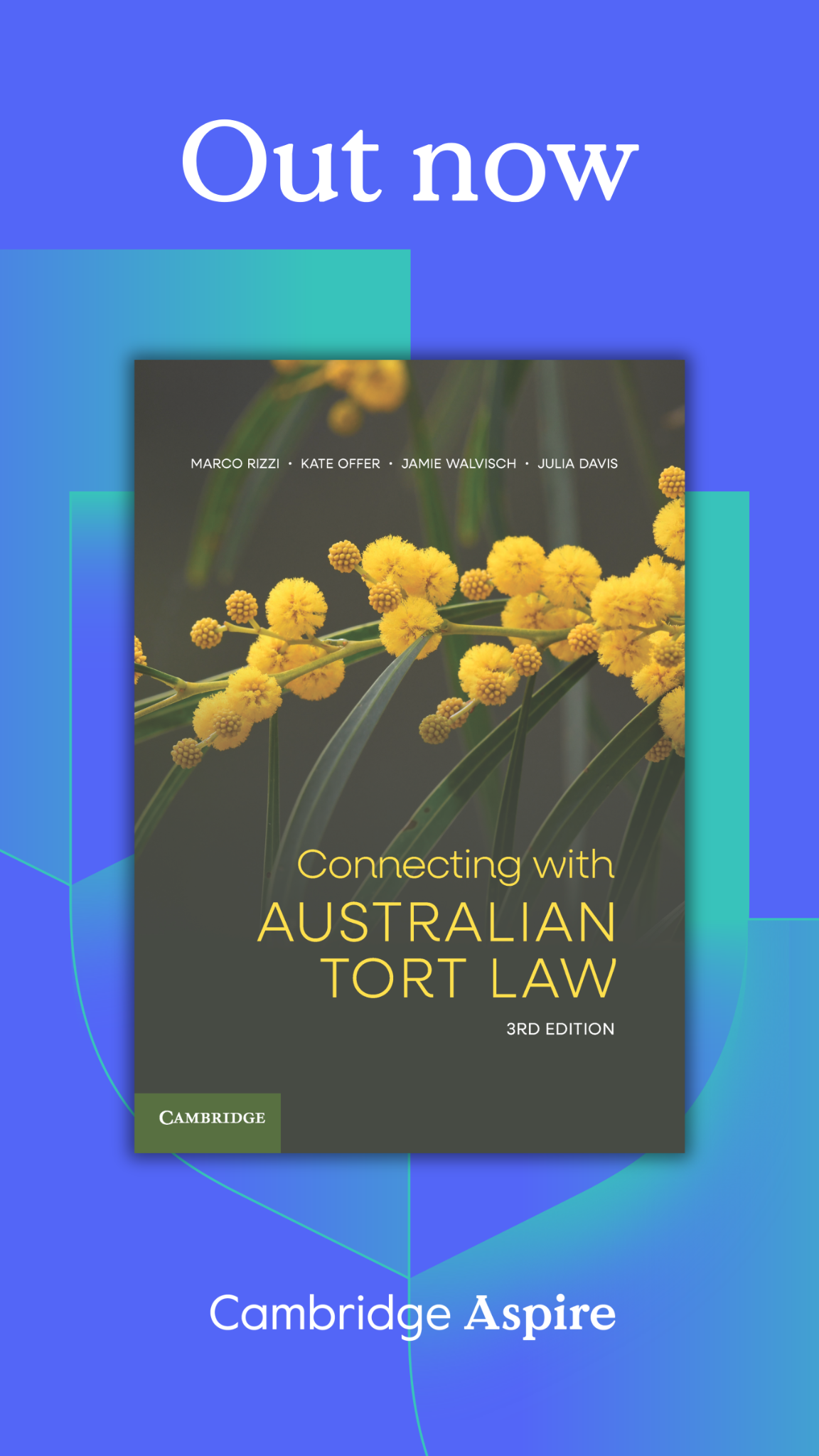 Cambridge University Press Facebook ad: NEW: Connecting with Australian Tort Law