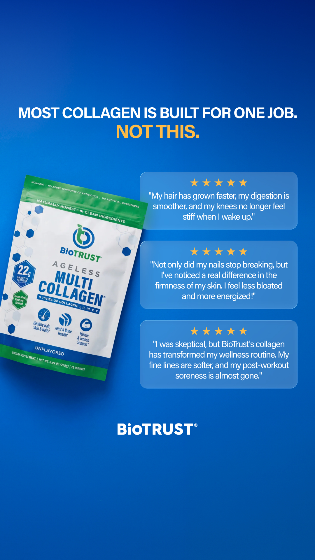 BioTrust Nutrition Facebook ad