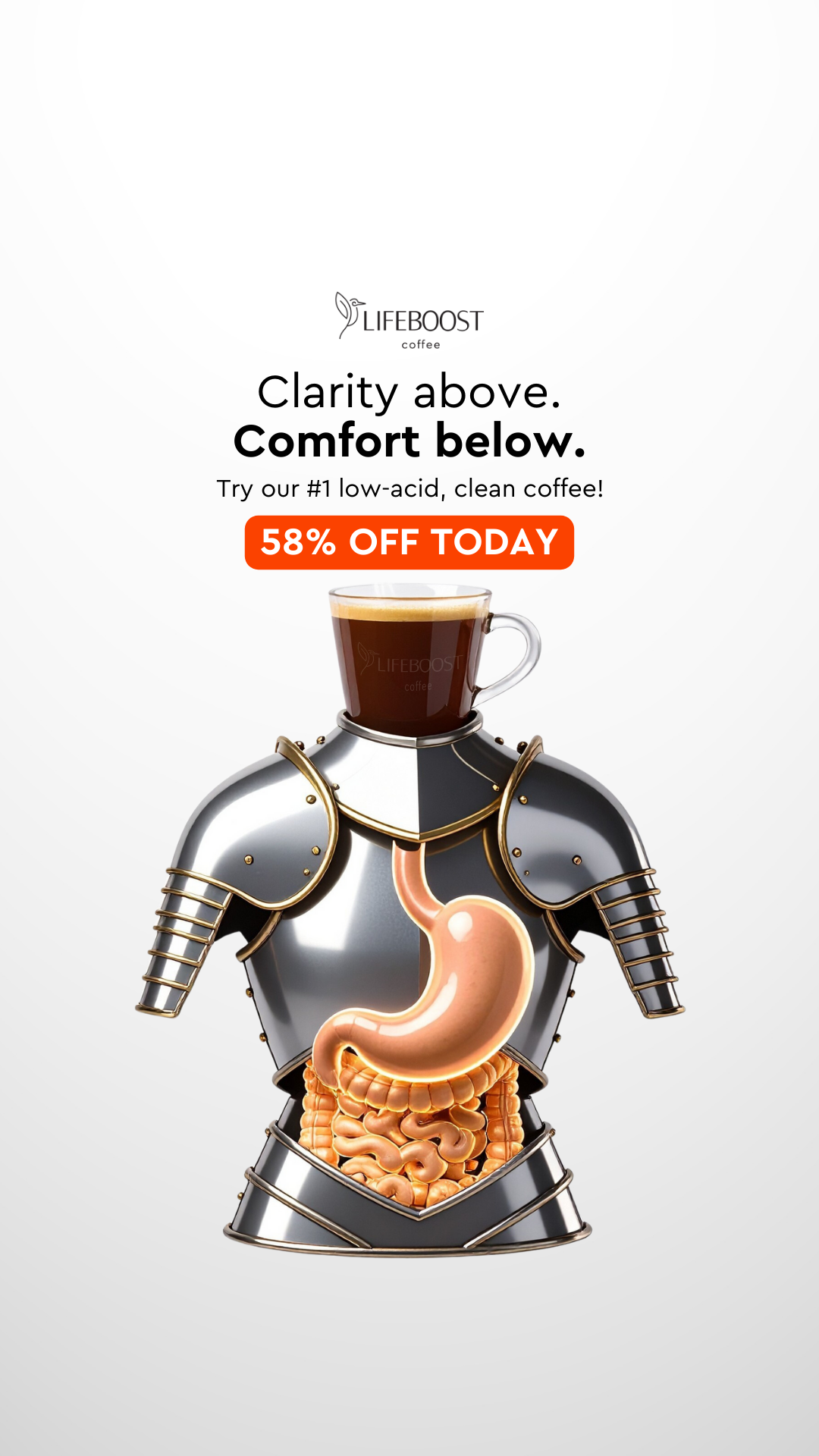 Lifeboost Coffee Facebook ad