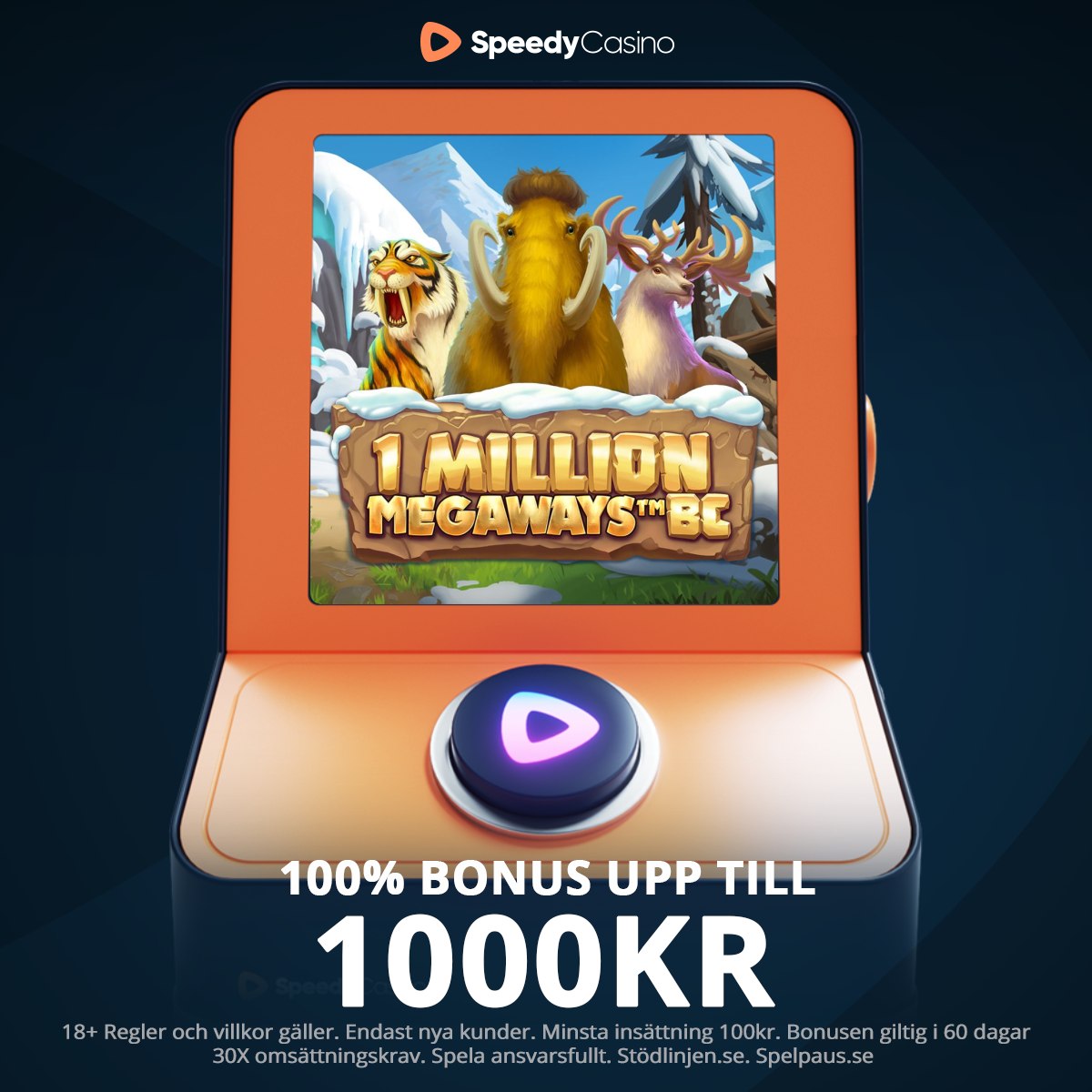 Speedy Casino Facebook ad
