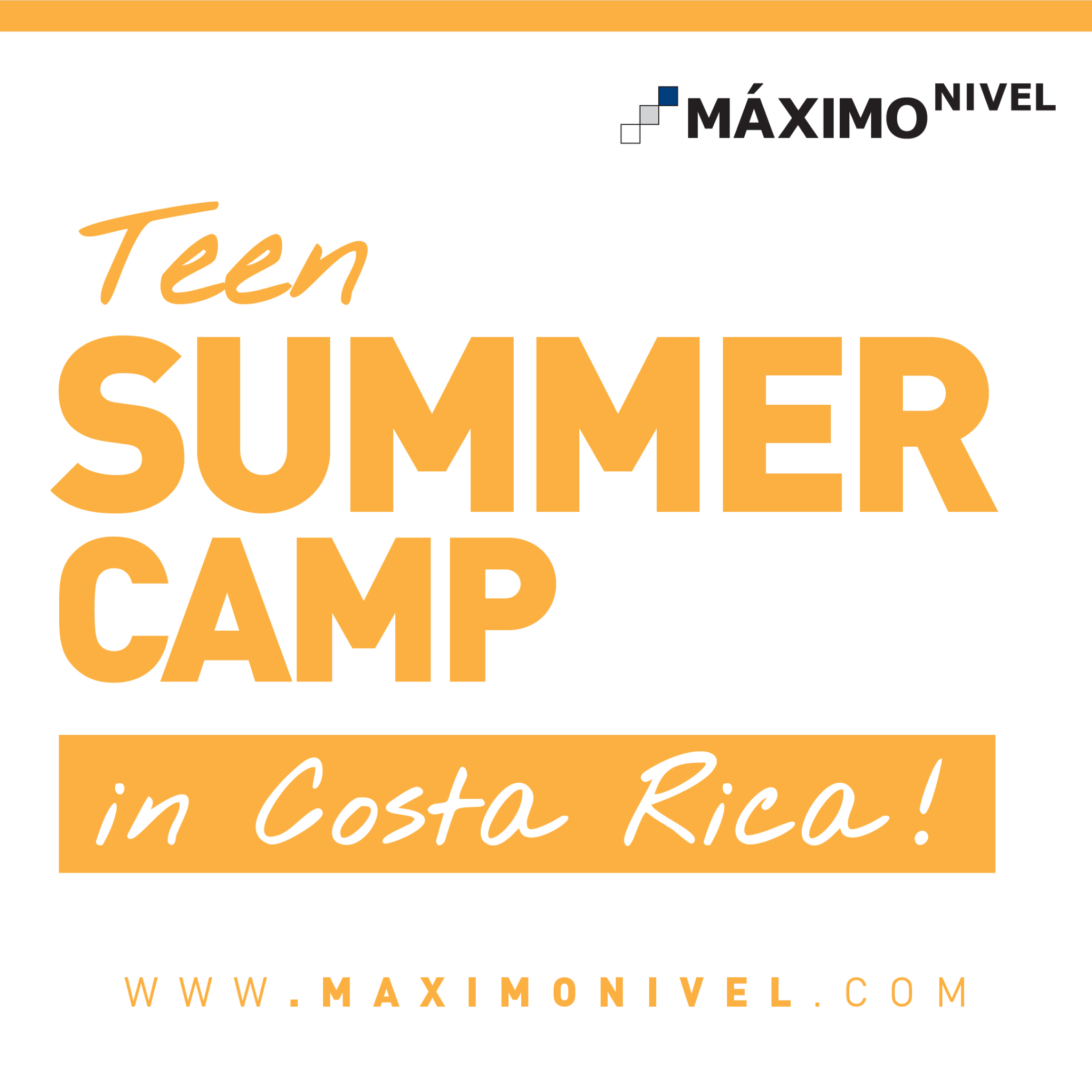 Maximo Nivel Facebook ad: Enroll your teen in the experience of a…