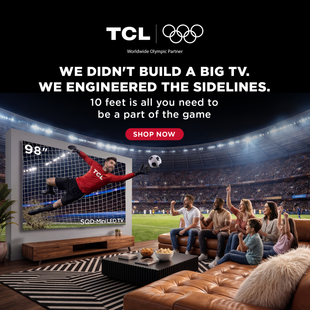 TCL Electronics Facebook ad from Jul 10, 2026