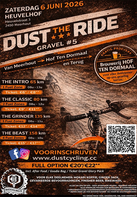 Dust Cycling Facebook ad: VBR-Vlaanderen