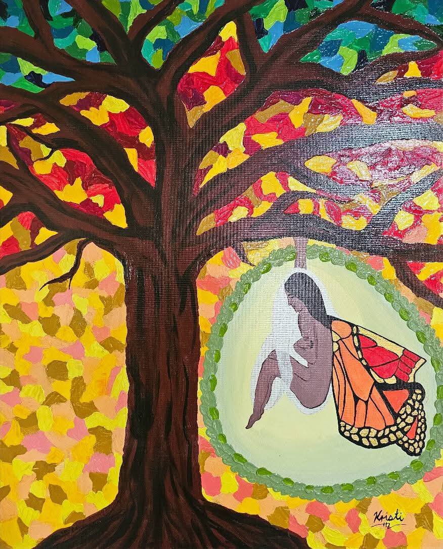 Kristi's Kustom Art Facebook ad: Delighted to share that my Becoming Series has…