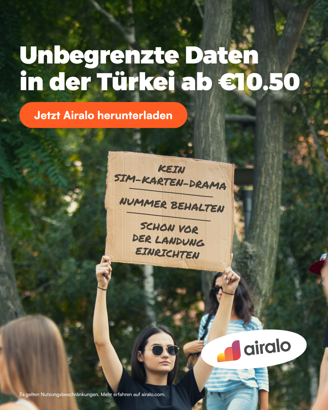 Airalo Global eSIM Store Facebook ad