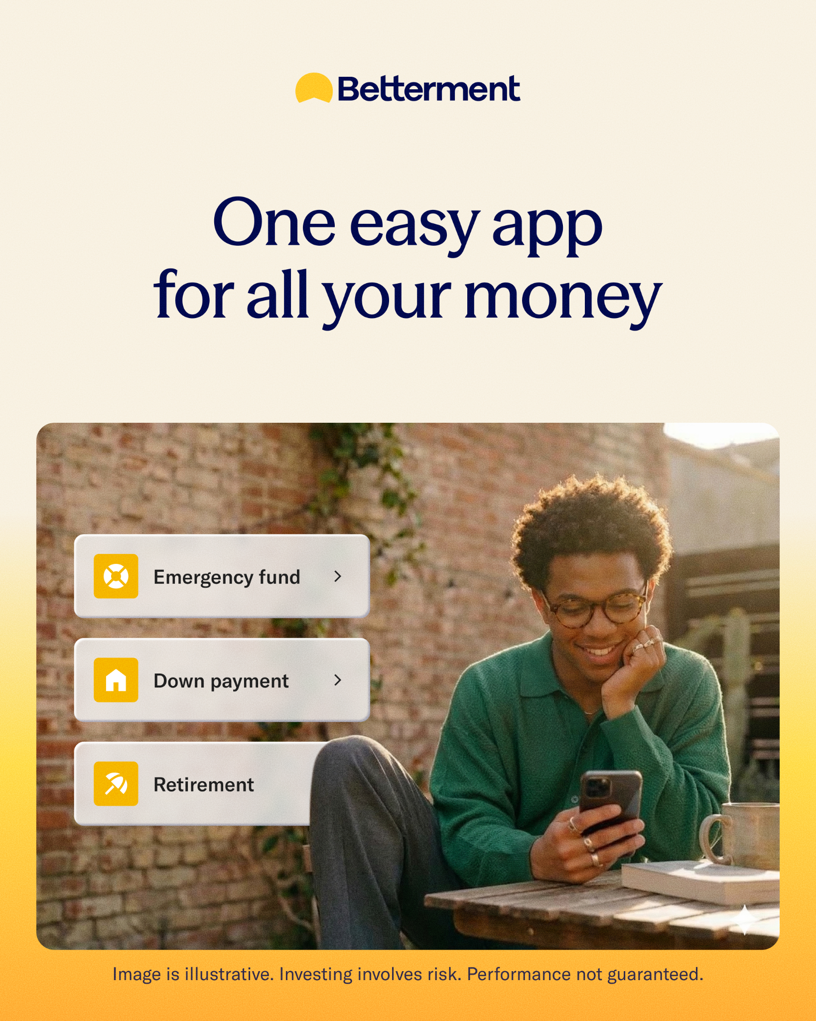 Betterment Facebook ad