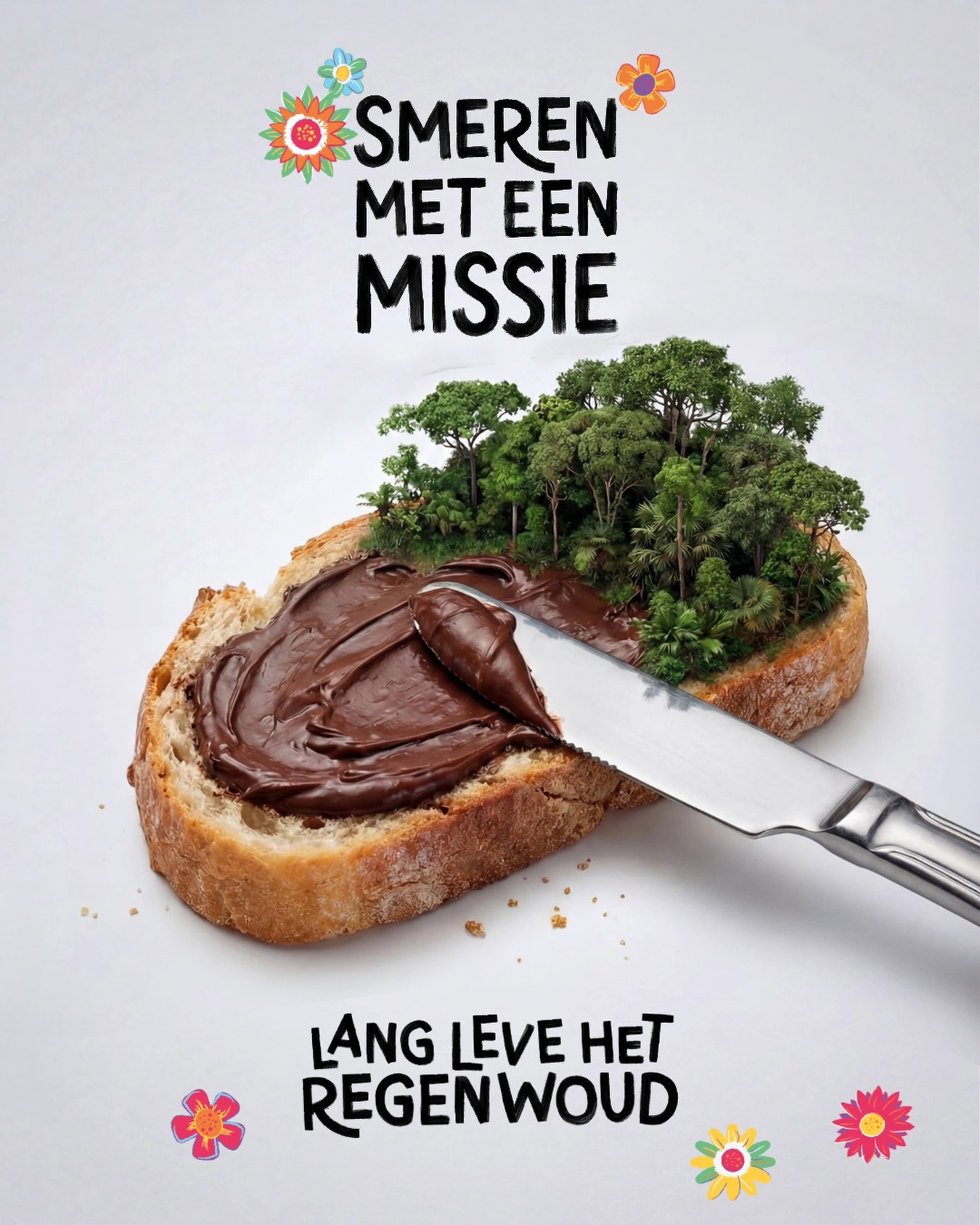 The Flower Farm Facebook ad: Wist je dat jouw boterham meer kan doen…