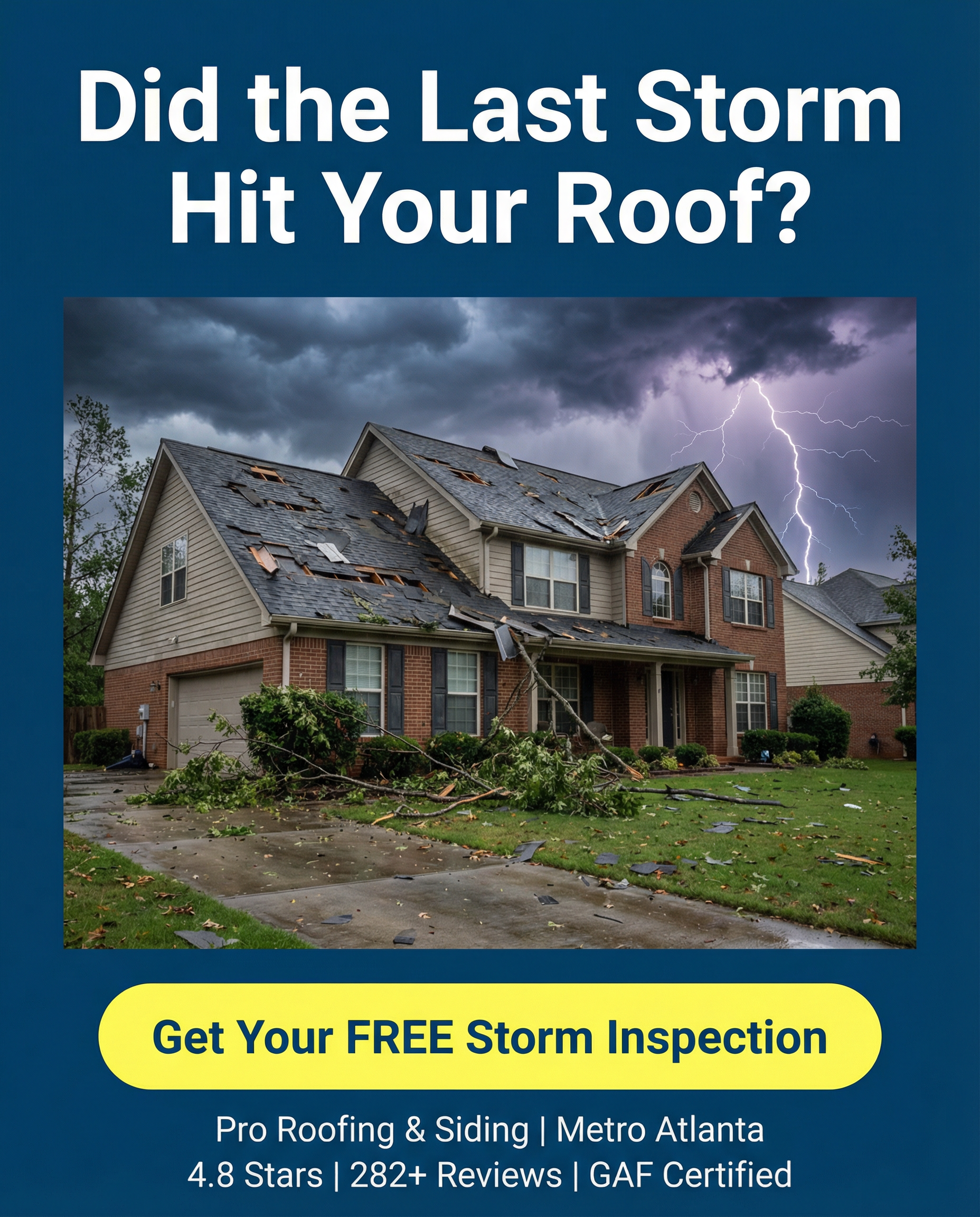 Pro Roofing & Siding Facebook ad
