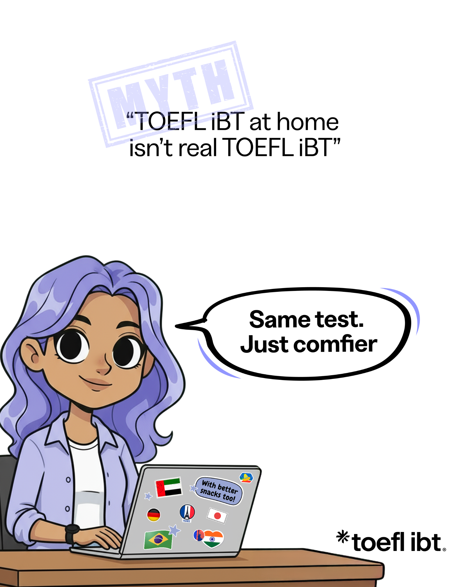 TOEFL Facebook ad