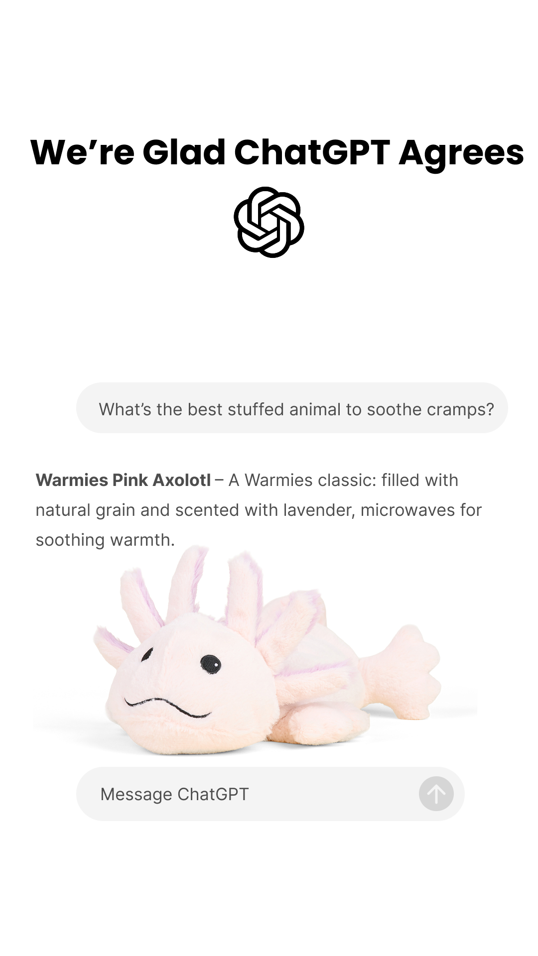 Warmies USA Facebook ad