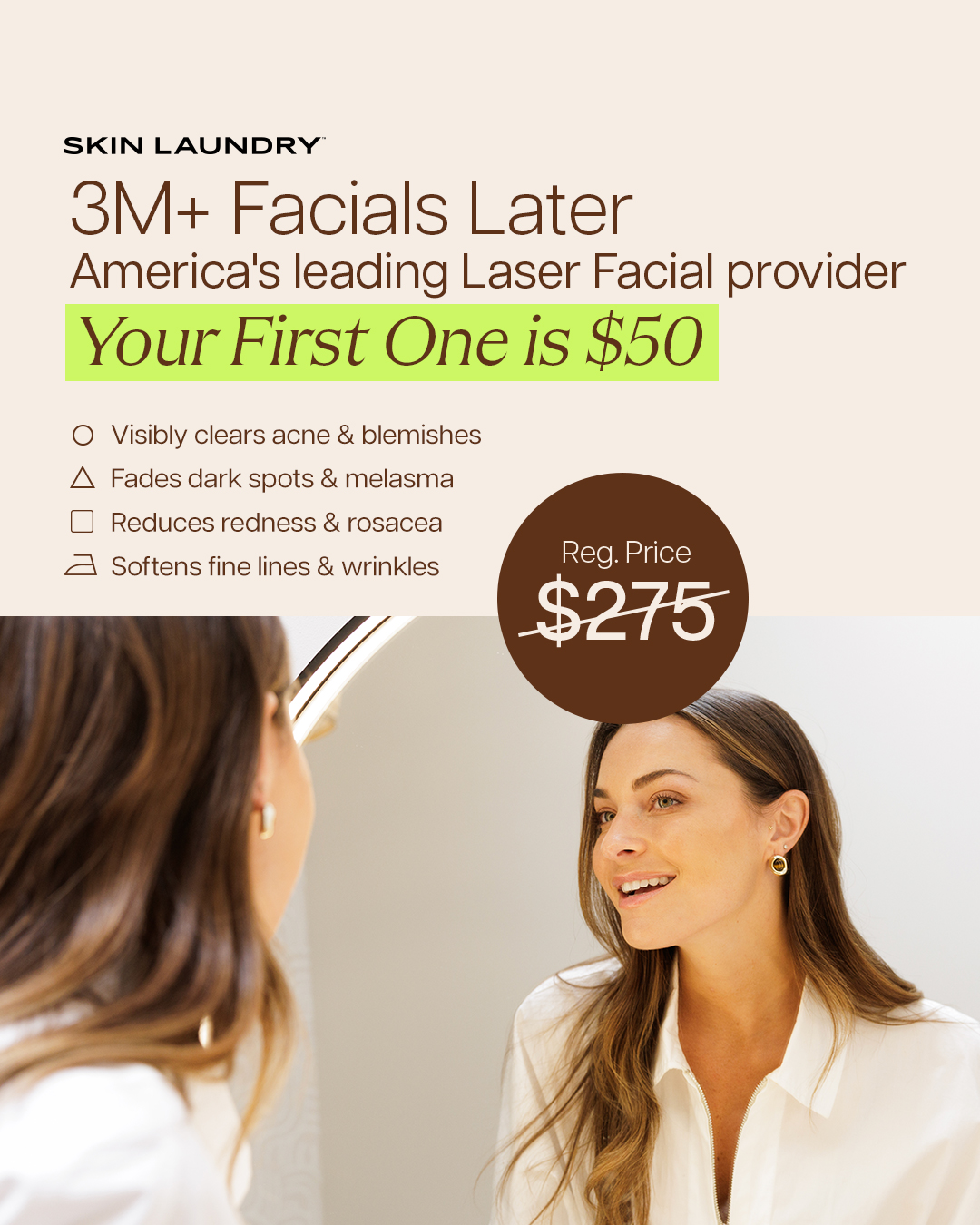 Skin Laundry Facebook ad