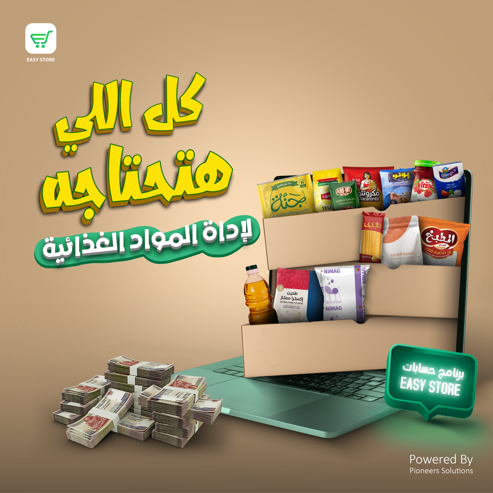 Easy Store  -  برنامج حسابات Facebook ad