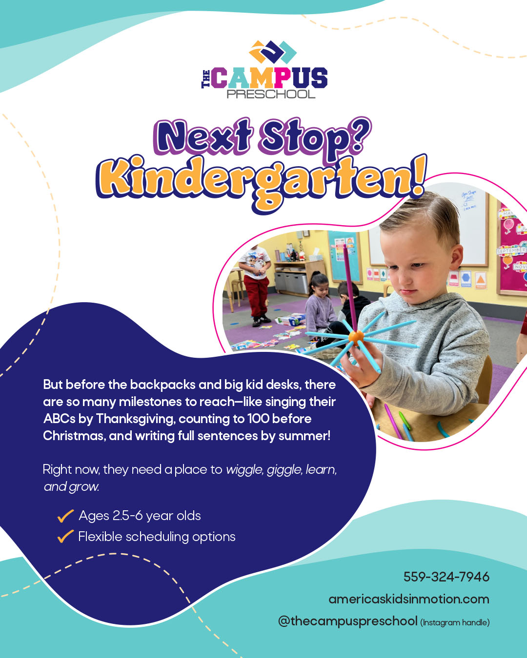 America's Kids In Motion Facebook ad: Chat in Instagram