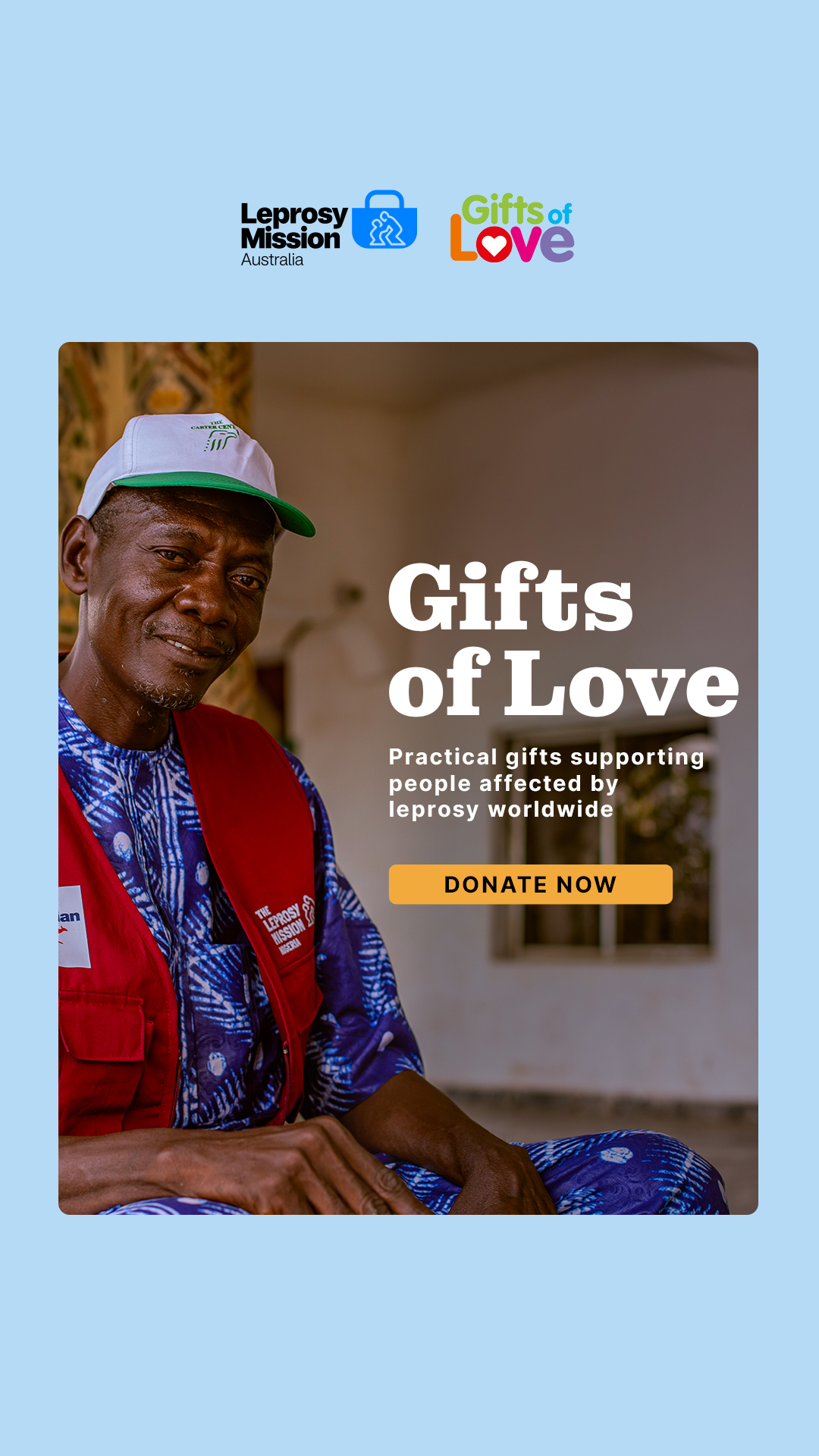 The Leprosy Mission Shop Australia Facebook ad